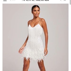 Nadine Merabi White Dress Size XS /US 2 Lottie dress